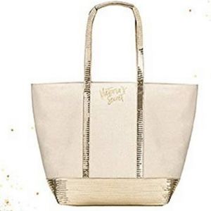 VS champagne sequin tote
